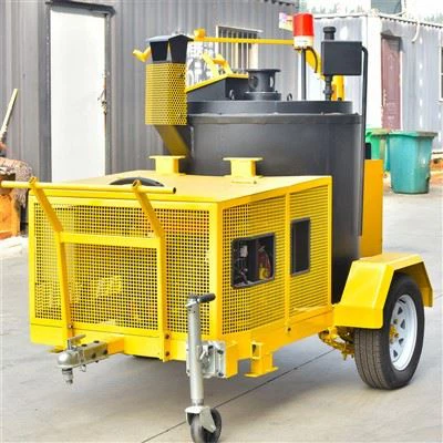 What is the role of a road compaction machine in road repair?